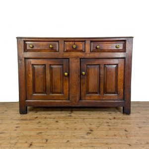 M-6929A Antique 18th Century Welsh Oak Dresser Base (2)