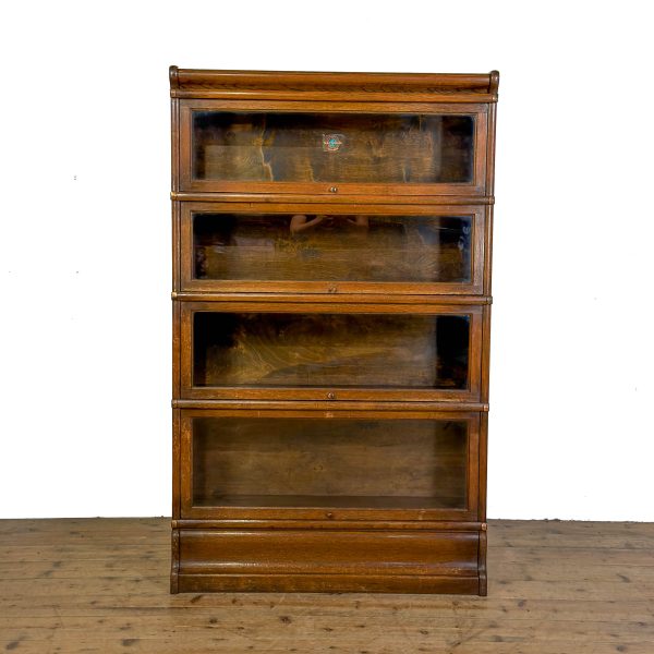 M-6941 Antique Globe Wernicke Sectional Bookcase (4)