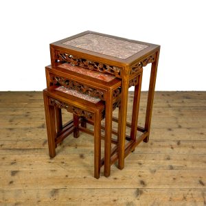M-6953 Vintage Oriental Inspired Nest of Tables (10)
