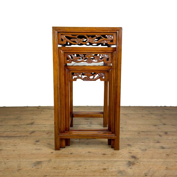 M-6953 Vintage Oriental Inspired Nest of Tables (11)