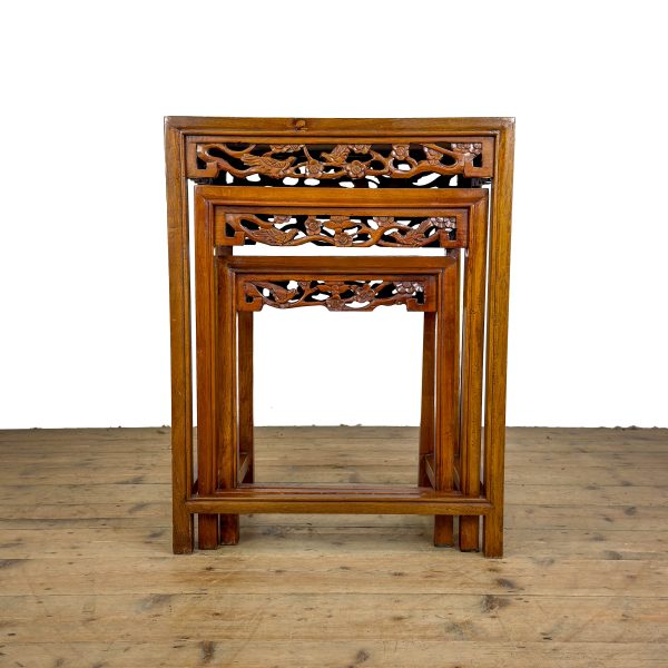 M-6953 Vintage Oriental Inspired Nest of Tables (5)
