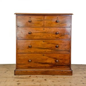M-6957 Antique 19th Century Mahogany Chest of Drawers (2)