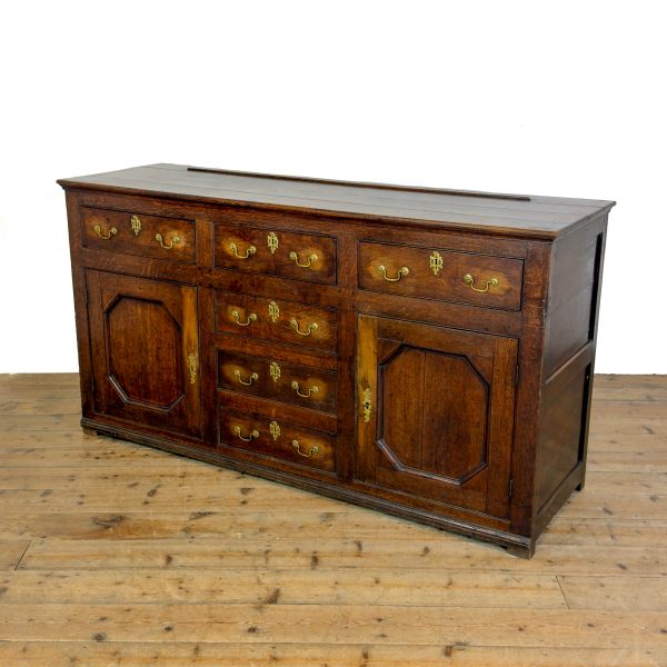 M-6957C Antique Early 19th Century Dresser Base (4)