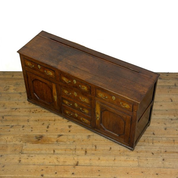M-6957C Antique Early 19th Century Dresser Base (5)