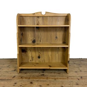 M-6958 Antique Small Pine Waterfall Bookcase (2)