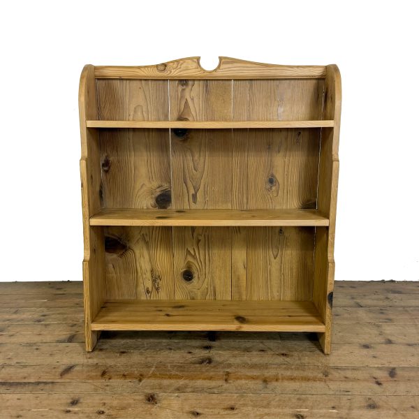M-6958 Antique Small Pine Waterfall Bookcase (2)