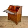 M-6960 Antique Edwardian Small Mahogany Bureau (13)