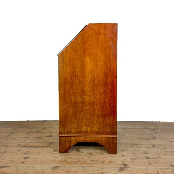 M-6960 Antique Edwardian Small Mahogany Bureau (14)