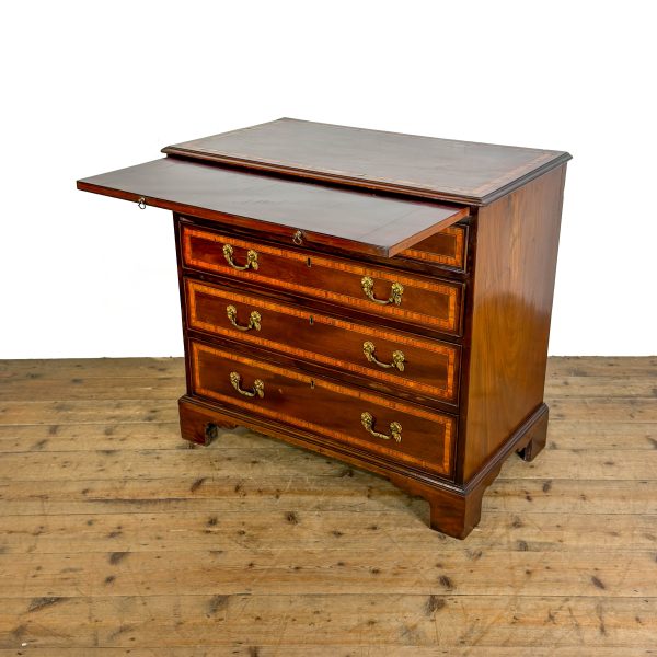 M-6962 Antique Mahogany Bachelor’s Chest of Drawers (8)