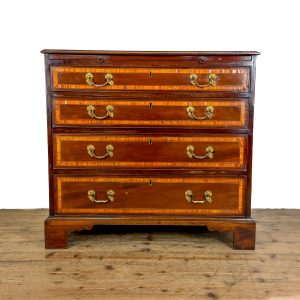 M-6962 Antique Mahogany Bachelor’s Chest of Drawers (9)