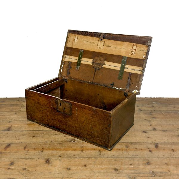 M-6964 Antique 18th Century Oak Bible Box (10)