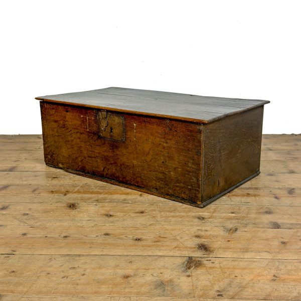 M-6964 Antique 18th Century Oak Bible Box (8)