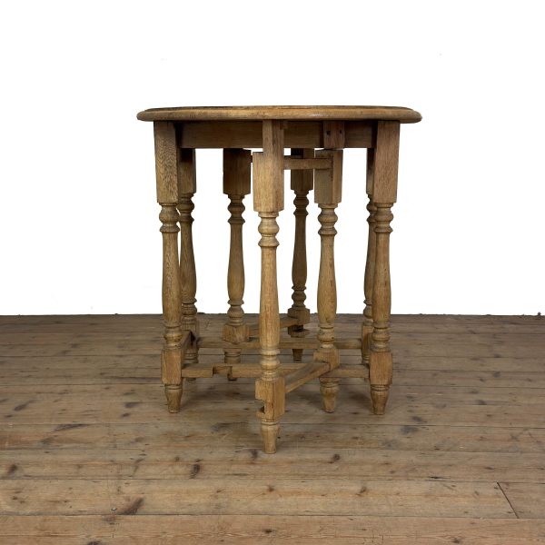 M-6970A Antique Stripped Oak Gateleg Table (1)