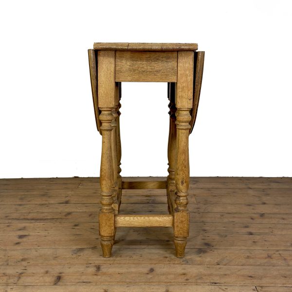 M-6970A Antique Stripped Oak Gateleg Table (5)