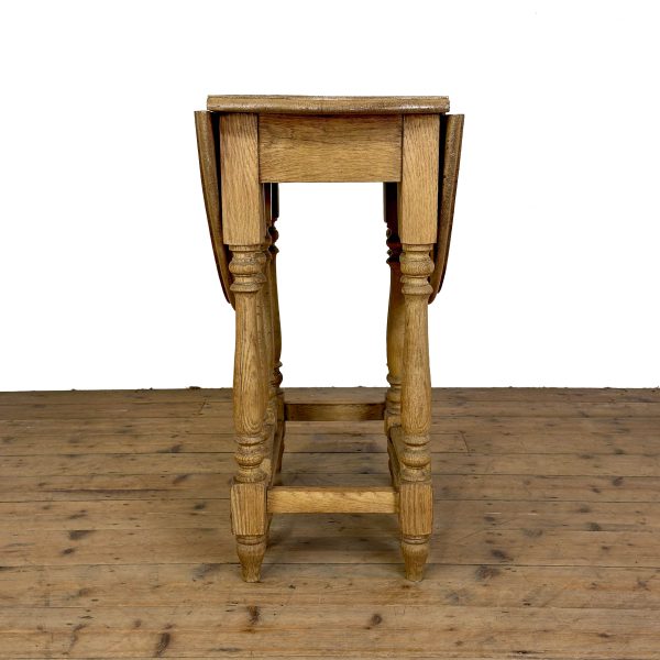 M-6970A Antique Stripped Oak Gateleg Table (7)