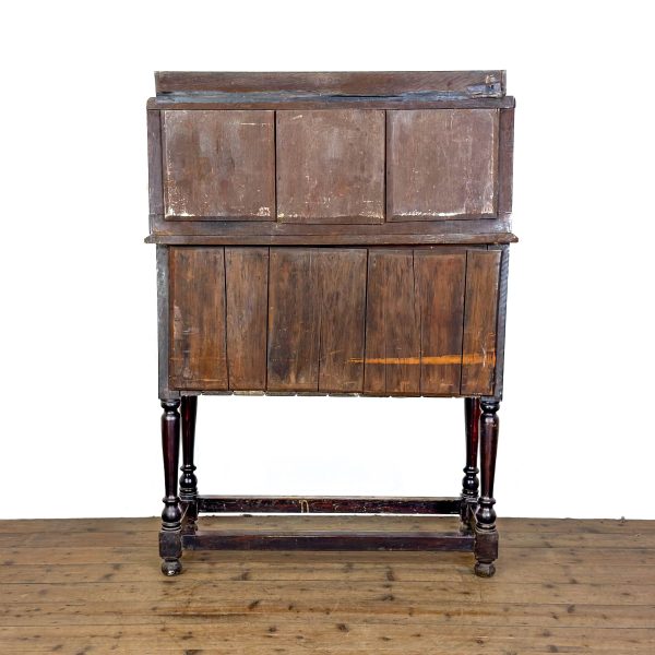 M-6971 Victorian Carved Oak Sideboard (10)
