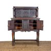 M-6971 Victorian Carved Oak Sideboard (3)
