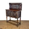 M-6971 Victorian Carved Oak Sideboard (6)