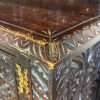 M-6971 Victorian Carved Oak Sideboard (7)