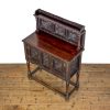 M-6971 Victorian Carved Oak Sideboard (8)