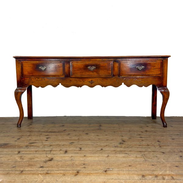 M-6973A 20th Century Oak Dresser Base (2)
