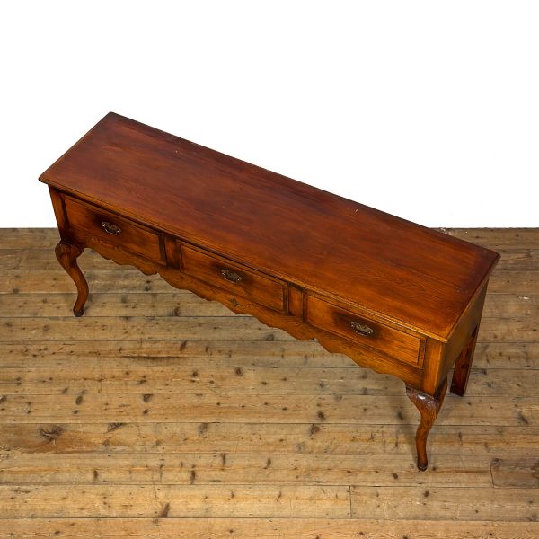 M-6973A 20th Century Oak Dresser Base (6)