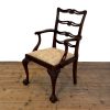 M-6975 Set of Six Gillows Mahogany Chippendale Style Di (10)