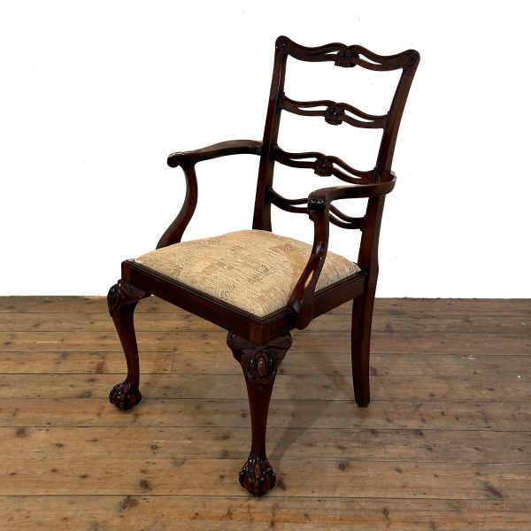 M-6975 Set of Six Gillows Mahogany Chippendale Style Di (10)