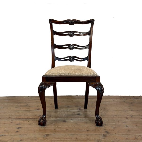 M-6975 Set of Six Gillows Mahogany Chippendale Style Di (4)