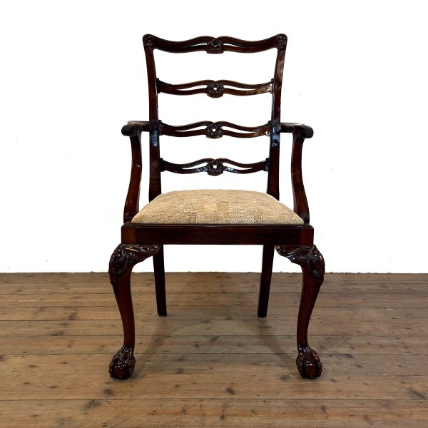 M-6975 Set of Six Gillows Mahogany Chippendale Style Di (9)