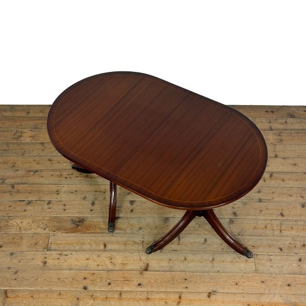 M-6976 20th Century Mahogany Extending Dining Table (4)