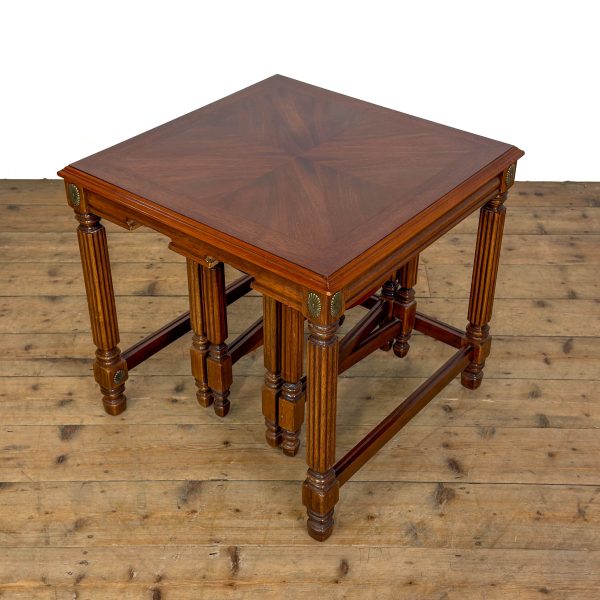 M-6977 Vintage Nest of Three Coffee Tables (5)