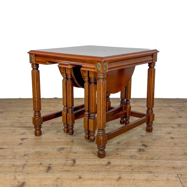 M-6977 Vintage Nest of Three Coffee Tables (6)