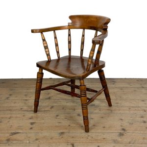 M-6978 Antique Smoker’s Bow Captain’s Chair (2)