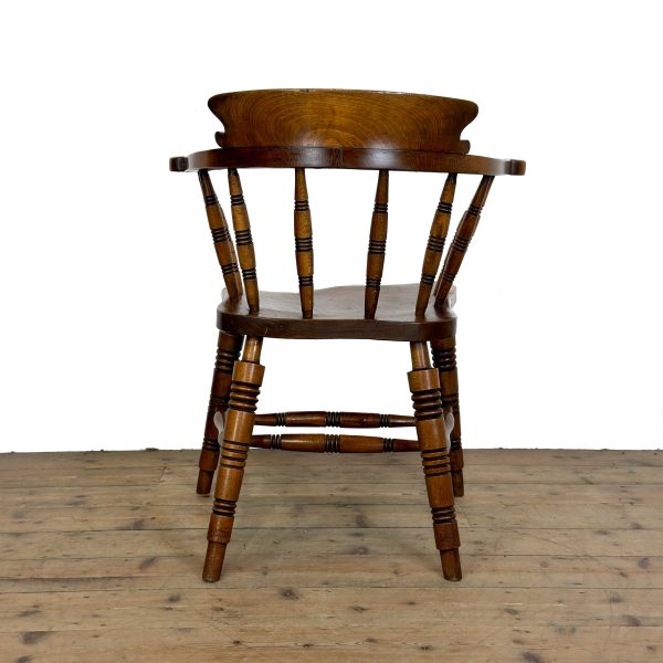 M-6978 Antique Smoker’s Bow Captain’s Chair (4)