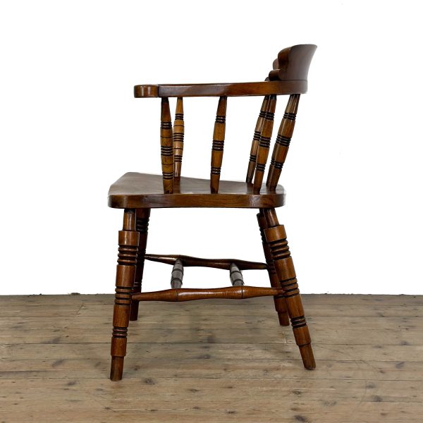 M-6978 Antique Smoker’s Bow Captain’s Chair (6)