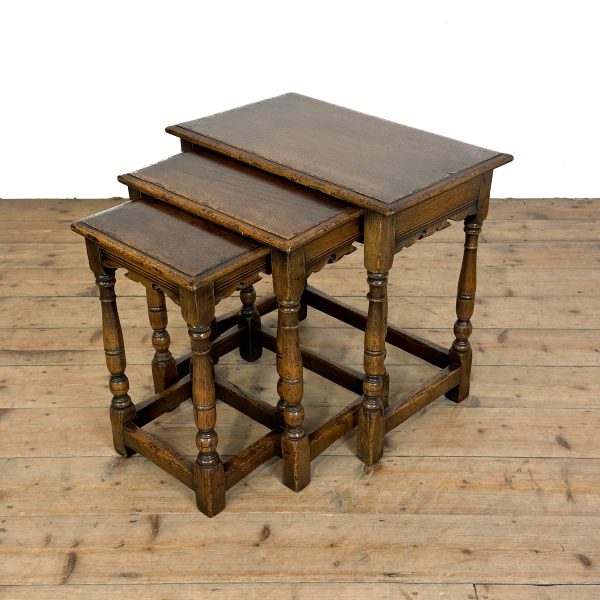 M-6980 Vintage Oak Nest of Tables (1)