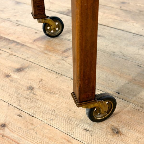 M-6982 Vintage Oak Drinks Trolley (1)