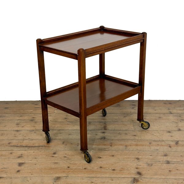 M-6982 Vintage Oak Drinks Trolley (3)