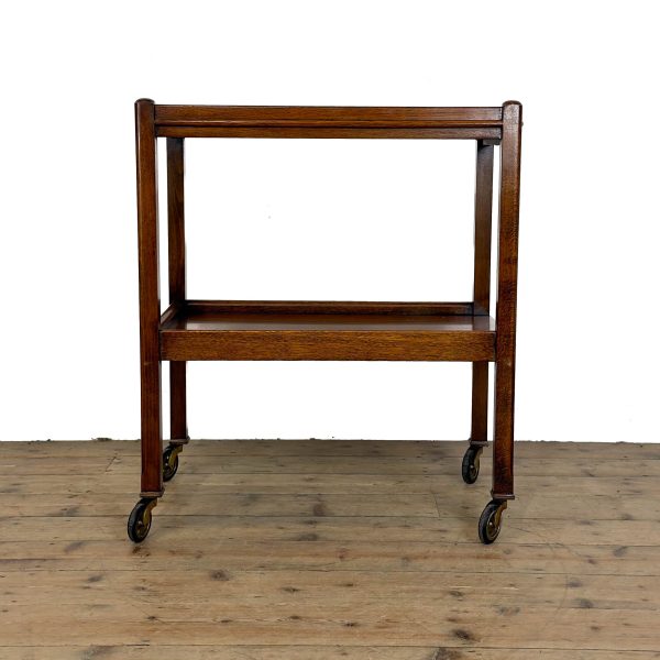 M-6982 Vintage Oak Drinks Trolley (5)