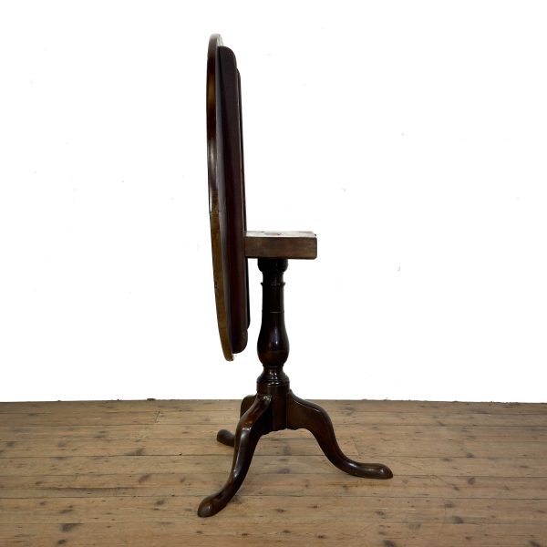 M-6990 Antique George III Mahogany Tripod Table (12)