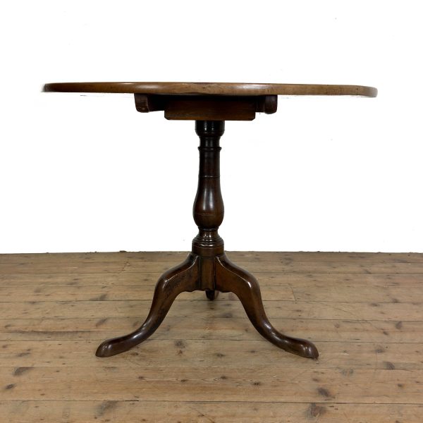 M-6990 Antique George III Mahogany Tripod Table (4)