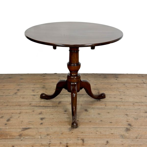 M-6991 Antique Mahogany Tilt Top Table (11)