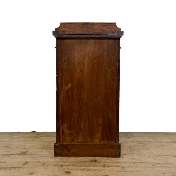 M-6992 Antique VIctorian Burr Walnut Pot Cupboard (6)