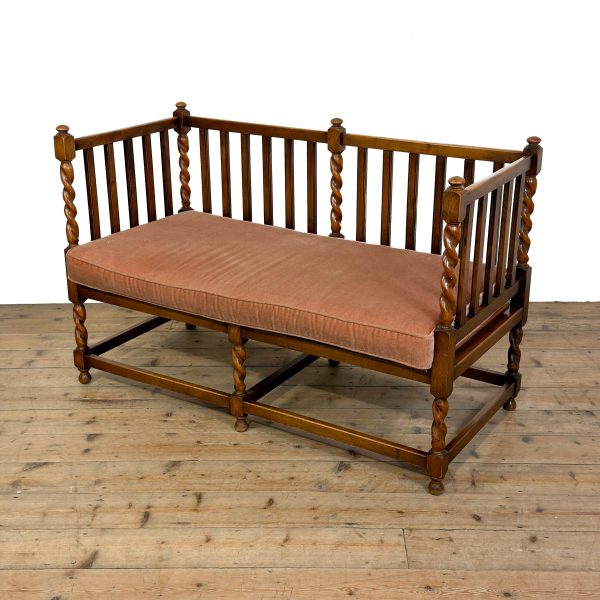 M-6994 Arts and Crafts Style Hall Bench (3)