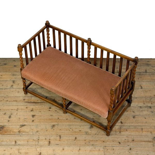 M-6994 Arts and Crafts Style Hall Bench (8)