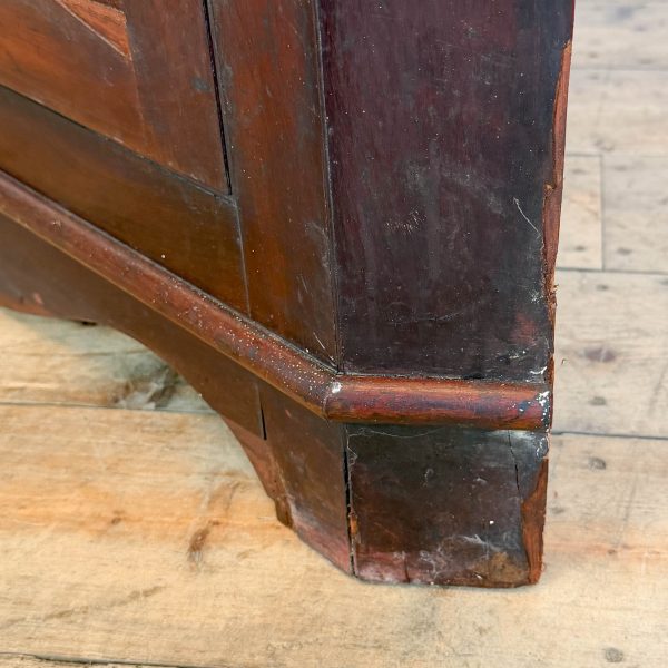 M-7012 Antique Mahogany Corner Cupboard (6)