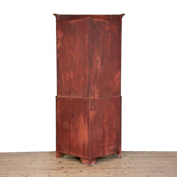 M-7012 Antique Mahogany Corner Cupboard (7)