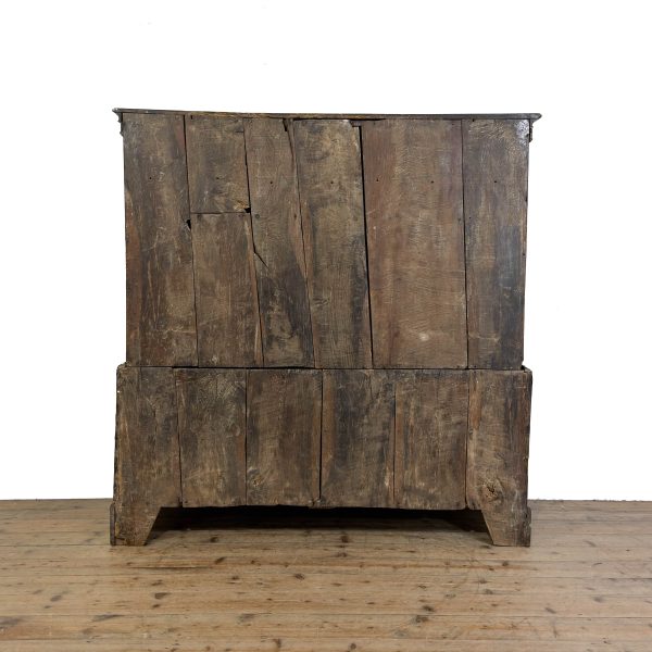 M-7014 Antique 18th Century Welsh Oak Carmarthenshire Coffer (11)