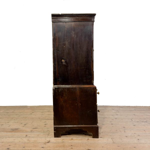 M-7014 Antique 18th Century Welsh Oak Carmarthenshire Coffer (13)